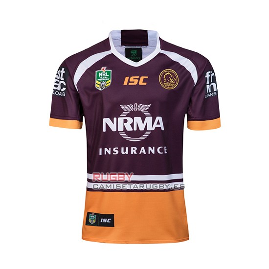 Camiseta Brisbane Broncos Rugby 2018 Local